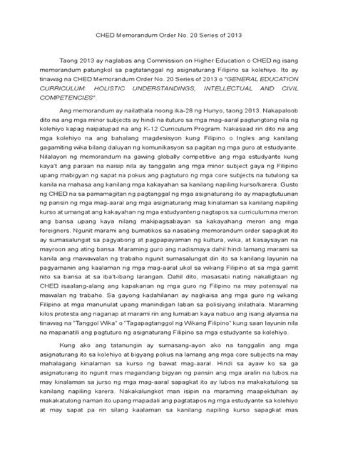 cmo 20 series of 2013 pdf|CHED Memo No. 20.